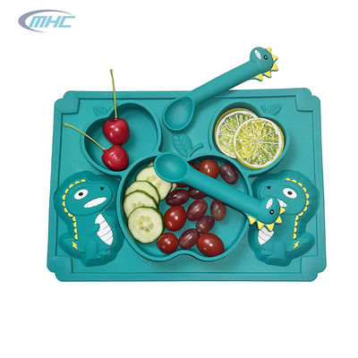 comprar O bebê Tray Custom Feeding Plates And do silicone do produto comestível rola PVC de PPA livre online manufacture