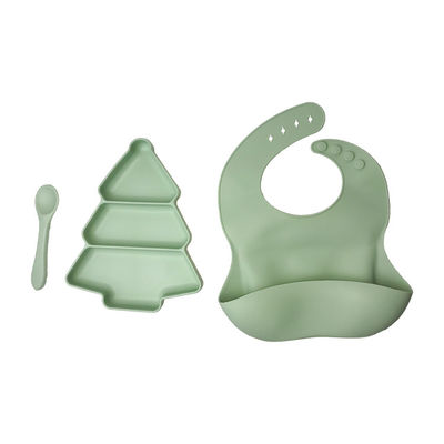 comprar Grupo de alimentação da sução livre dos PCes BPA da placa e do babador 3 do silicone do bebê personalizado online manufacture