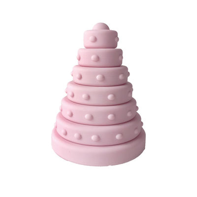 comprar O silicone sem chumbo que empilha Toy Food Grade Early Learning brinca para infantes online manufacture