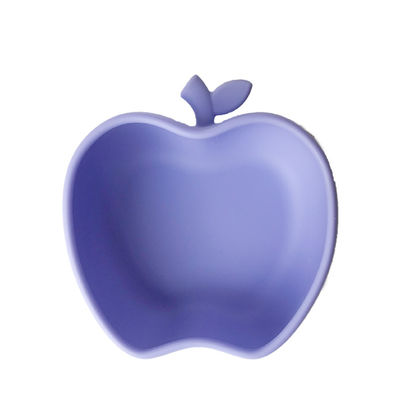 comprar Bacia de alimentação Eco do auto de Tray Apple Shape Food Grade do bebê do silicone da sução amigável online manufacture