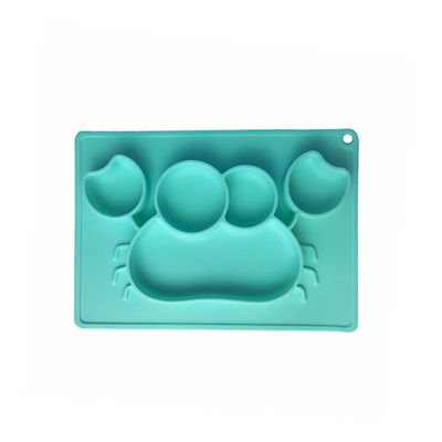 comprar A placa de alimentação da bacia da sução do bebê com o caranguejo personalizado colher dá forma a Bpa online manufacture