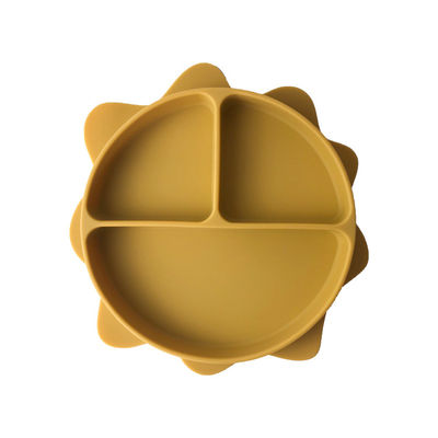comprar Da placa livre do silicone da sução do bebê de BPA as bacias de alimentação amigáveis Sun de Eco deram forma online manufacture