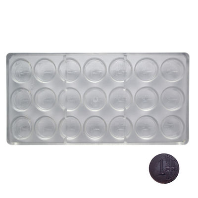 comprar Molde de chocolate em forma de moeda retangular de policarbonato PC Molde de chocolate online manufacture
