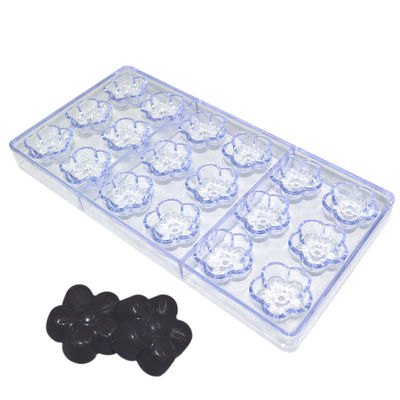 comprar A flor plástica do policarbonato deu forma a reusável dos moldes do chocolate armazenada online manufacture