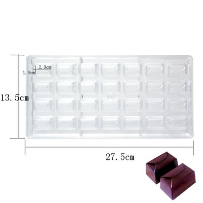 comprar O quadrado do picosegundo DIY dá forma ao policarbonato do molde 3D do chocolate personalizado online manufacture