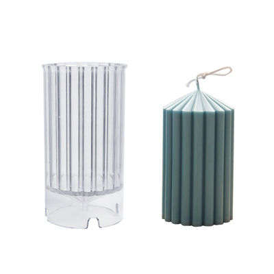 comprar A vela da coluna do silicone do OEM molda o molde personalizado LFGB do castiçal certificado online manufacture