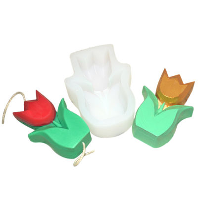 comprar Reusável flexível de Tulip Candle Mold Cube Sculpture do silicone personalizado online manufacture