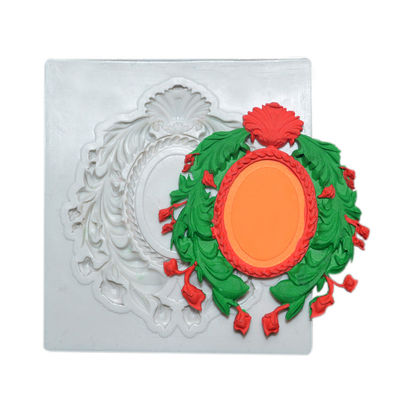 comprar O silicone da forma do espelho deu forma ao fundente feito a mão de cozimento do bolo de Diy dos moldes personalizado online manufacture