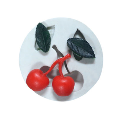 comprar Fundente do agregado familiar de Cherry Silicone Baking Moulds Bakeware para a decoração do bolo online manufacture