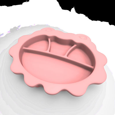 comprar MHC Dispensador de alimentação de bebê de silicone personalizado Placa de luz durável com sucção para desmame online manufacture