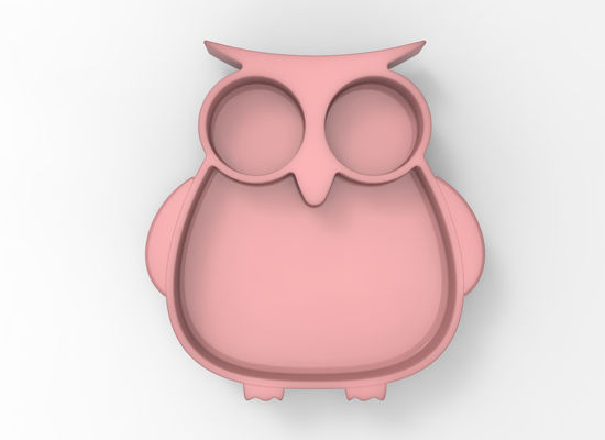 comprar MHC Placa de alimentação de silicone rosa para bebê de 12 a 18 meses online manufacture