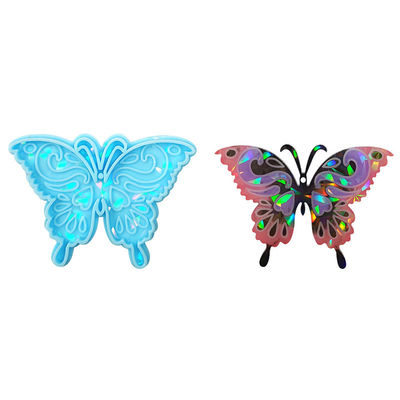 comprar Alta Durabilidade 3D Holográfico Molde de silicone para MHC Resina Arte Decoração Chaves de Chave Borboleta online manufacture
