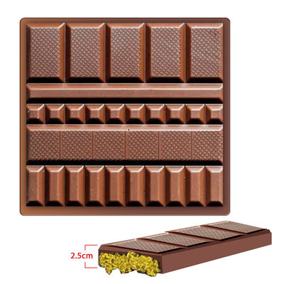 comprar MHC Moldes de chocolate de Natal de plástico para grandes barras geométricas profundas Dubai Moldes de barras de chocolate online manufacture