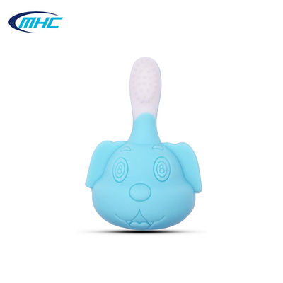O bebê macio Chewable Teether do silicone escova a forma leitão bonito BPA livre
