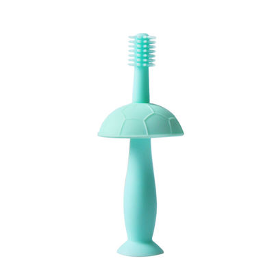 Preço de fábrica do silicone de Teether do bebê forma de limpeza da escova de dentes de 360 infantes do grau