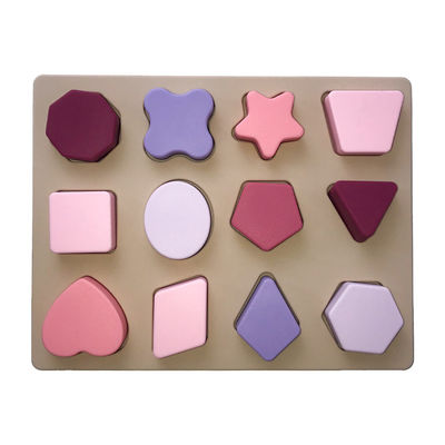 O enigma de serra de vaivém educacional da geometria 3D dos brinquedos DIY do silicone personalizou