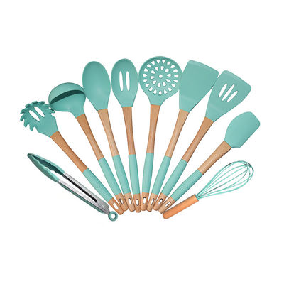 Partes amigáveis de Eco dos utensílios resistentes ao calor de Kitchenaid da espátula do silicone 10
