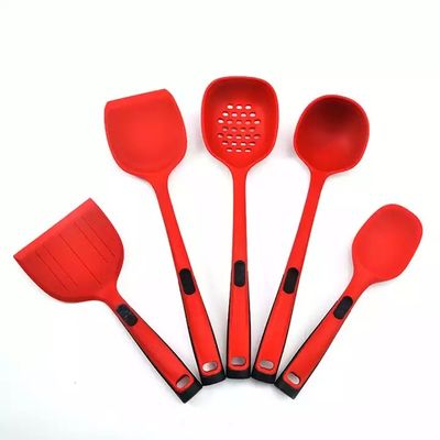 BPA livram 5 partes os utensílios de cozimento que de Kitchenaid da espátula do silicone se ajustam resistente ao calor