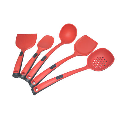 Grupo amigável sustentável do utensílio do silicone de 5 partes de Kitchenaid Eco da espátula do silicone