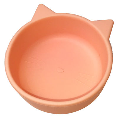 Silicone de alimentação Cat Shaped Food Bowls Customized da bacia da sução das crianças