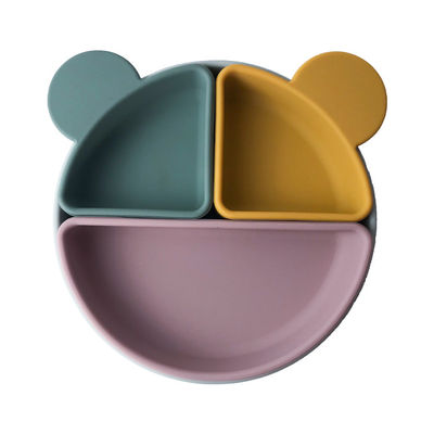 Do bebê livre do silicone do produto comestível dos utensílios de mesa das crianças de Bpa sução 2022 de alimentação do grupo da placa