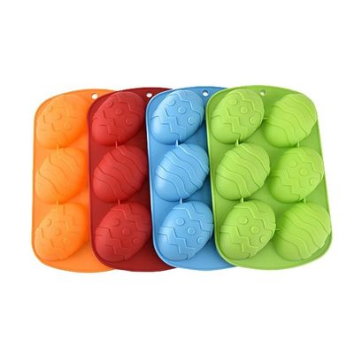 O silicone do bolo do produto comestível molda o molde dado forma do bolo de Diy ovo da páscoa feito a mão