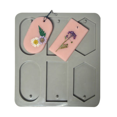 Moldes feitos a mão personalizados do sabão da flor de Diy do agregado familiar do molde do sabão do silicone da forma