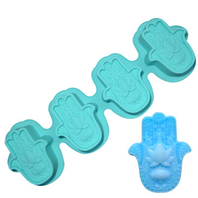 O molde feito sob encomenda sustentável do sabão do silicone armazenou a resistência da temperatura
