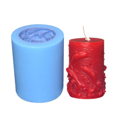 Moldes sustentáveis da vela 3D do molde da vela do silicone da forma do golfinho