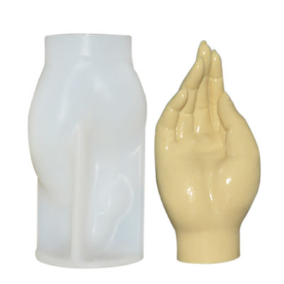 Forma feita sob encomenda do dedo do molde da vela do silicone do produto comestível para a fatura das velas
