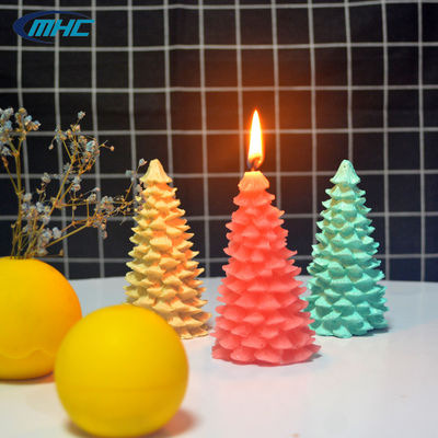 O pinho reusável do molde da vela do silicone dá forma personalizado para a decoração do bolo
