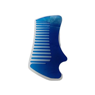 Logotipo personalizado amigável de Eco do molde do pente do cabelo da resina de silicone do OEM
