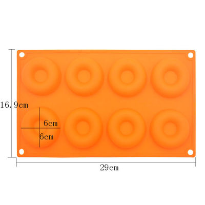 8 o bolo do silicone da cavidade 3D molda a filhós dá forma a moldes feito-à-medida do sabão