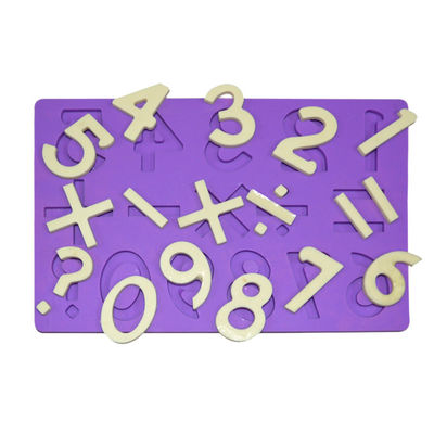 Projeto multifuncional da matemática do molde do fundente do silicone da forma do número