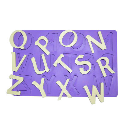 Os utensílios do cozimento do silicone personalizaram o molde da forma do alfabeto das ferramentas da decoração do bolo para o fundente