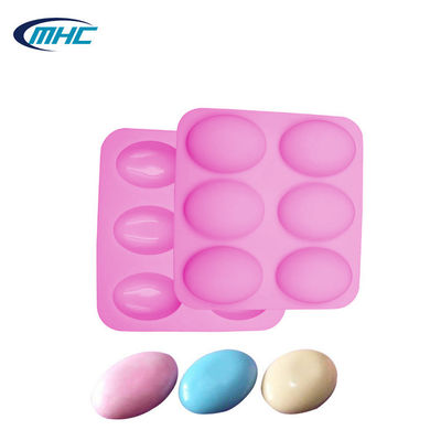 O sabão do silicone da cavidade do produto comestível 6 molda o projeto novo personaliza