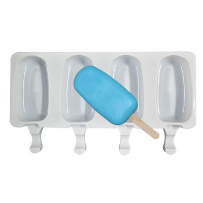 Feito a mão reusável do fabricante do molde do gelado do picolé do silicone DIY personalizado