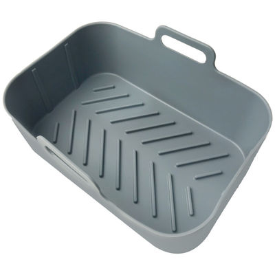 Forro multifuncional da frigideira do ar do retângulo da ferramenta da cozinha do silicone reusável