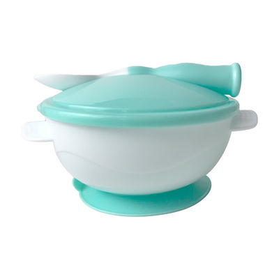 A bacia livre do bebê do silicone de BPA com colher personalizou o jantar das crianças