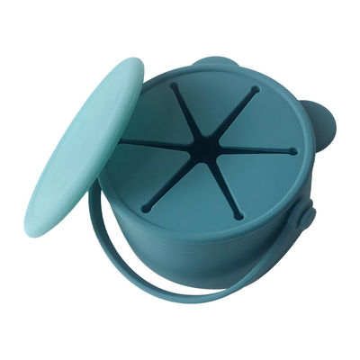 O urso de alimentação da bacia do silicone das crianças dá forma a BPA bacia livre do treinamento do bebê personalizada