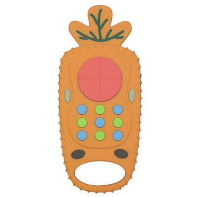 Brinquedo de controle remoto do bebê de Teether MHC da cenoura da dentição do silicone