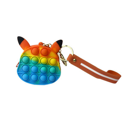 Alivia a bolsa da inquietação da rosca de torno do silicone do esforço, brinquedo popular da carteira da ponta do dedo das meninas de Mhc