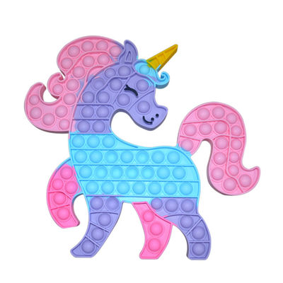 Imprensa educacional da descompressão dos brinquedos do silicone de Unicorn Penguin Desktop Puzzle Kids
