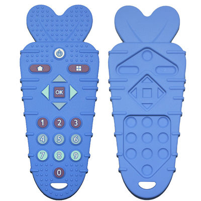 Duração Silicone Baby Teether Custom Color Soft TV Remote Teether