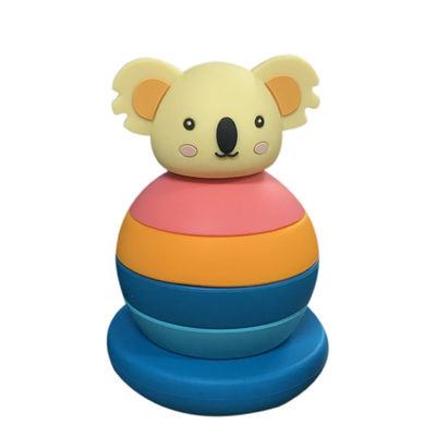Blocos de empilhamento de silicone educacional personalizáveis empilhados empilhados empilhados empilhados empilhados empilhados empilhados empilhados empilhados brinquedos Montessori