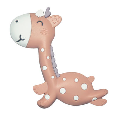 Animal em forma não tóxica brinquedo de dentição fofinho alívio do desconforto dentário do bebê