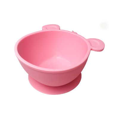 Taça de ursinho de silicone com alta durabilidade de sucção
