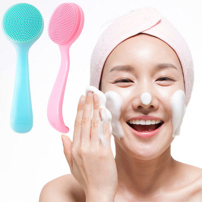MHC Soft Eco-Friendly Facial Waterproof Cleaning Brush Scrubber Exfoliator Silicone Face Cleanser