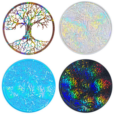 MHC Diy Molde de resina de silicone Holográfico Decorações de arte de parede Casa Artesanato de resina epoxi