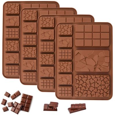 MHC Natal Deep Dubai Chocolate Bar Mold Custom Big Rectangle Molde de chocolate de silicone